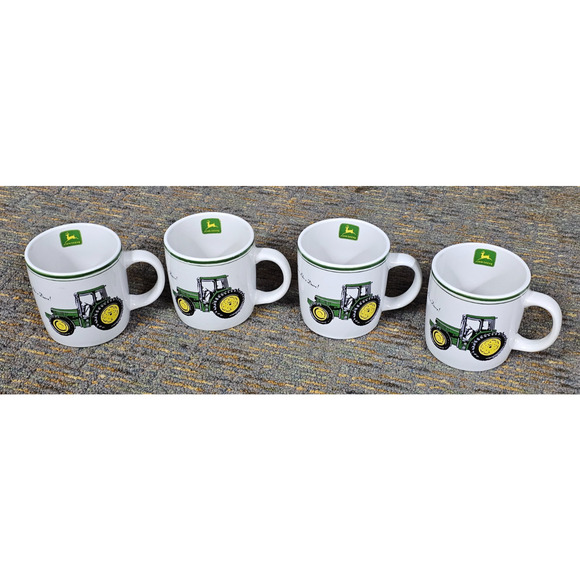 4 Gibson John Deere 730 Diesel "Nothing Runs Like A Deere" Mug Coffee Cups 4" - Picture 1 of 5